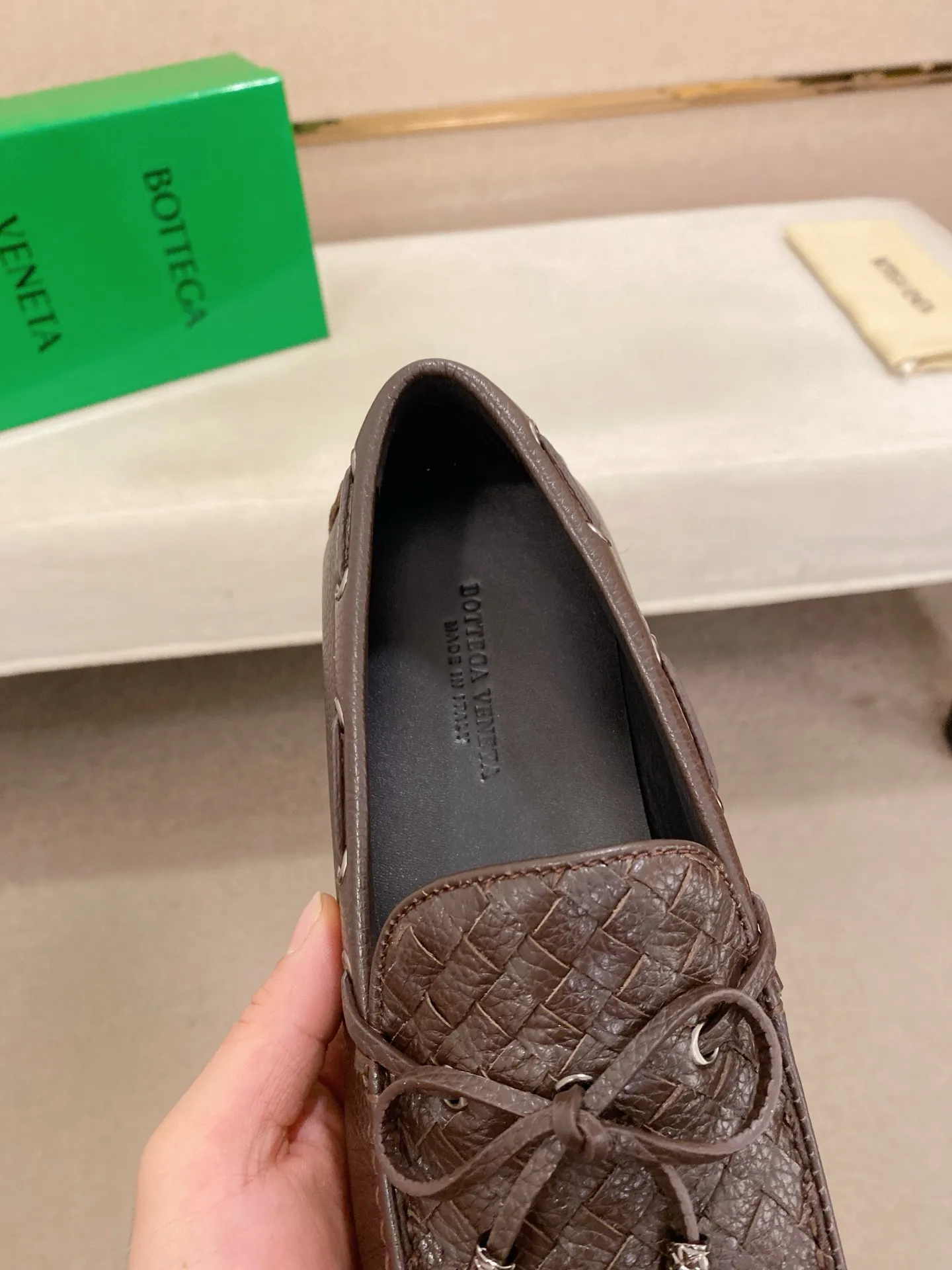Men's shoes 💰 400💰 (Niu Li + Niu Pad) [BV] latest hot style‼ ️Casual men's shoes, uppers imported deer pattern first-layer cowhide ➕Full imported cowhide lining✔️Exquisite workmanship, excellent foot feel, special rubber soles✔️, cool and fashionable, the latest fashion, fashionable outsole, hurry up. Code number: 38-44 (can be customized to 37.45, non-refundable)